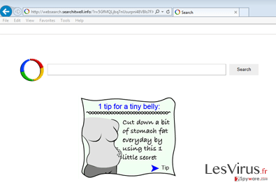 Websearch.searchitwell.info virus instantané Websearch.searchitwell.info virus instantané