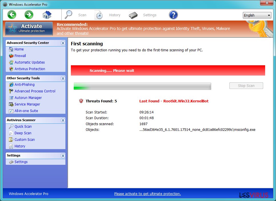 Windows Accelerator Pro instantané Windows Accelerator Pro instantané