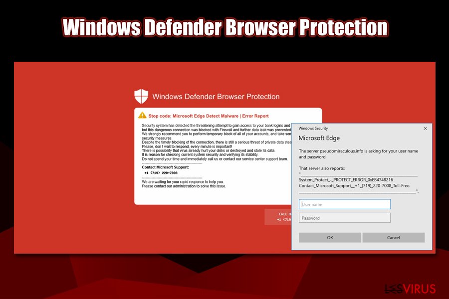 L'écran rouge de Windows Defender Browser Protection