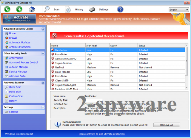 Windows Pro Defence Kit instantané Windows Pro Defence Kit instantané