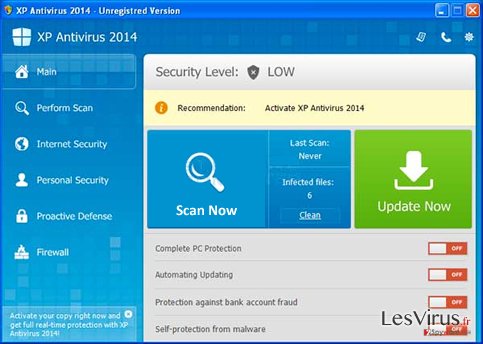 XP Antispyware 2014 instantané XP Antispyware 2014 instantané