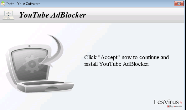 YoutubeAdBlocker adware instantané YoutubeAdBlocker adware instantané
